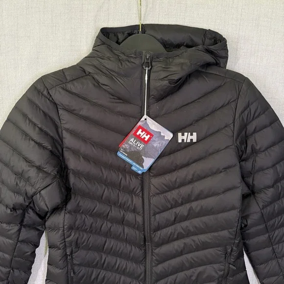Helly Hansen Verglas Down Jacket Women's L Hooded Hybrid 700-Fill - Picture 4 of 16
